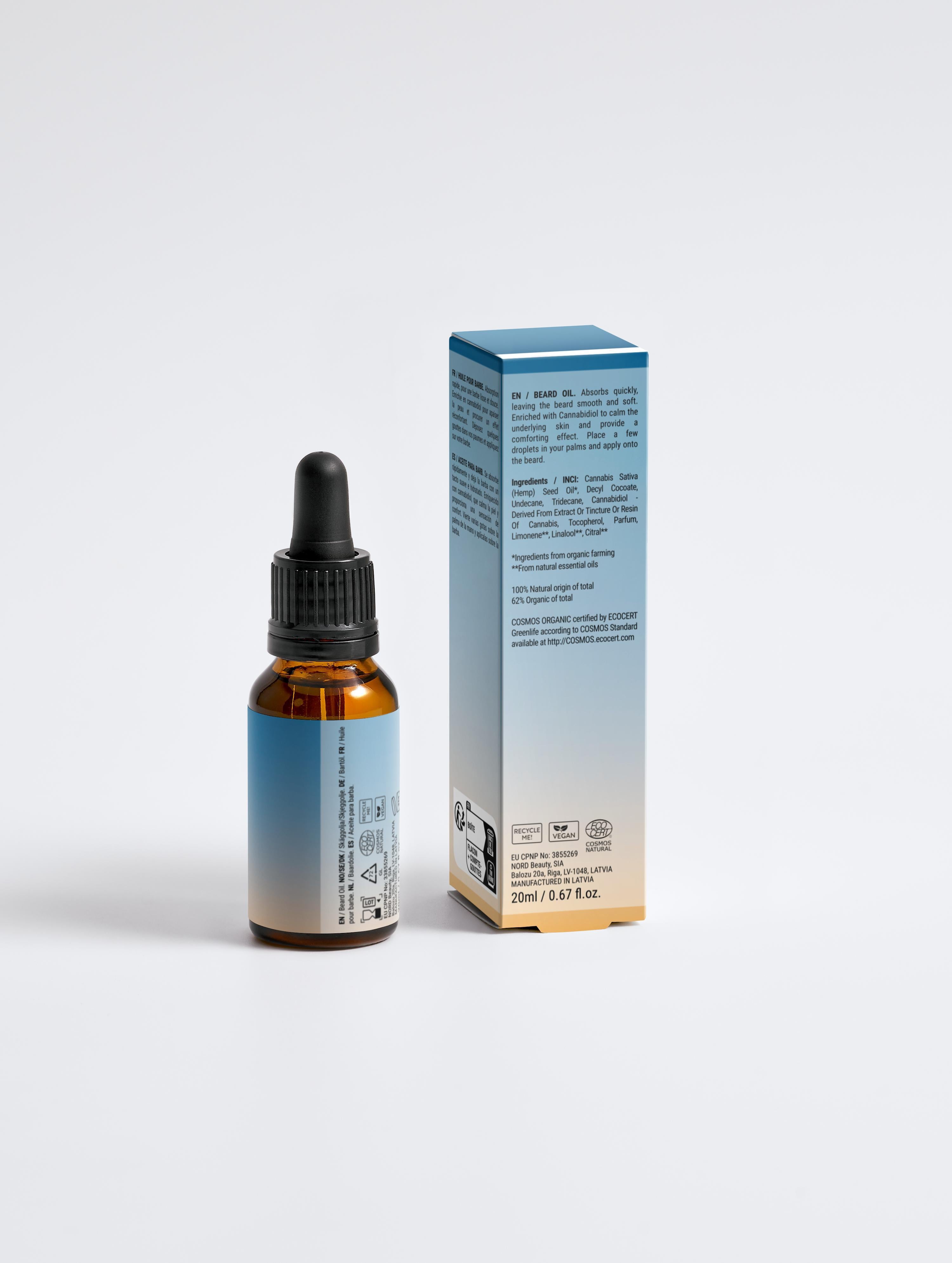 Softening Beard Oil w/ Hemp Seed Oil & Cannabidiol