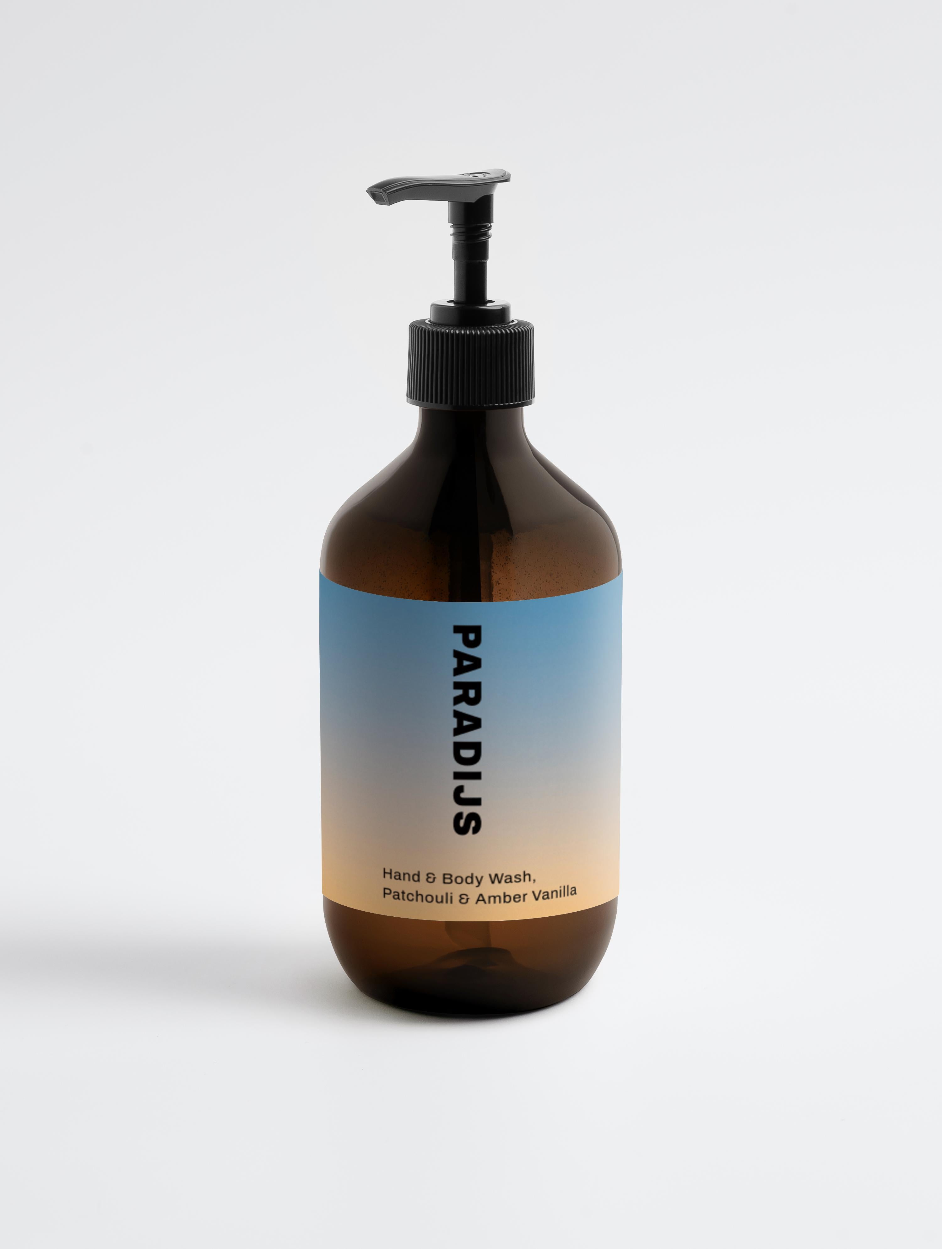 Hand & Body Wash, Patchouli & Amber Vanilla