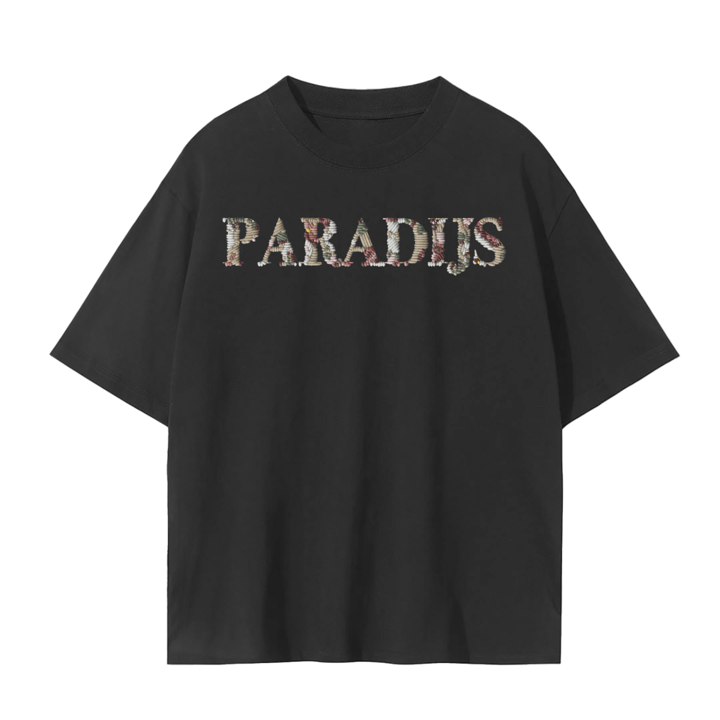 Woven Font Seamless T-Shirt