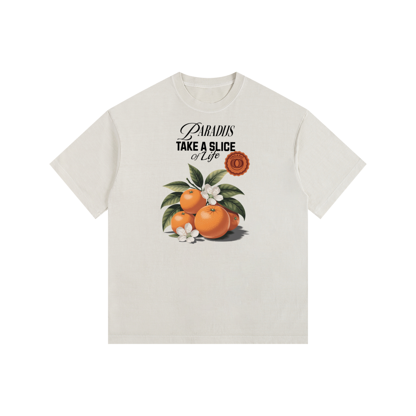 Take a Slice Vintage Washed Oversized Cotton T-Shirt