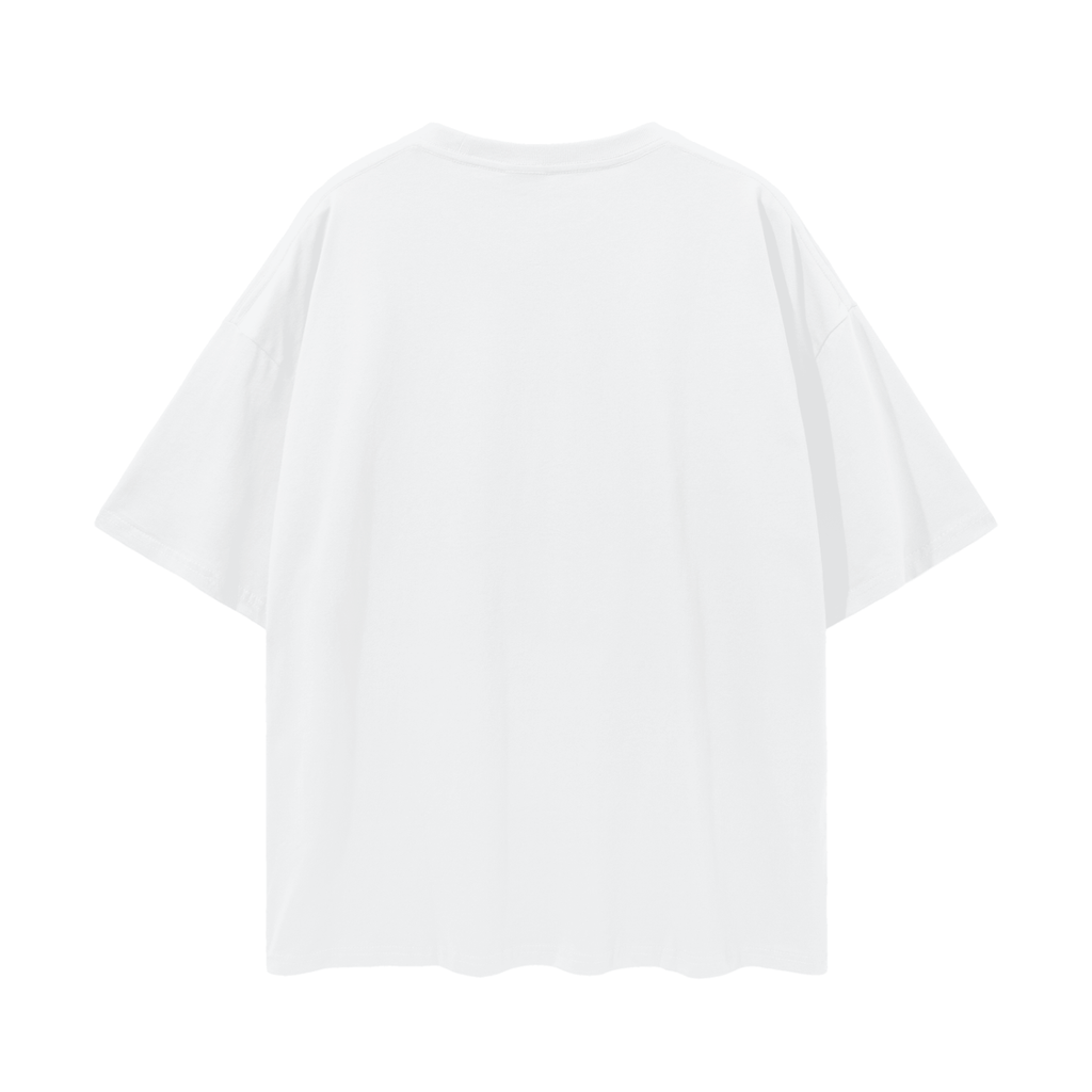 Tiger Sketch Oversize Deep Drop Shoulder Tee