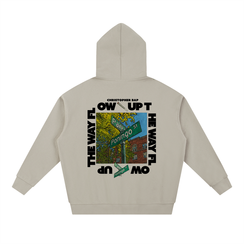 PARADIJS X THEO RECORDS : CHARLIES SON "UP THE WAY FLOW" HOODIE