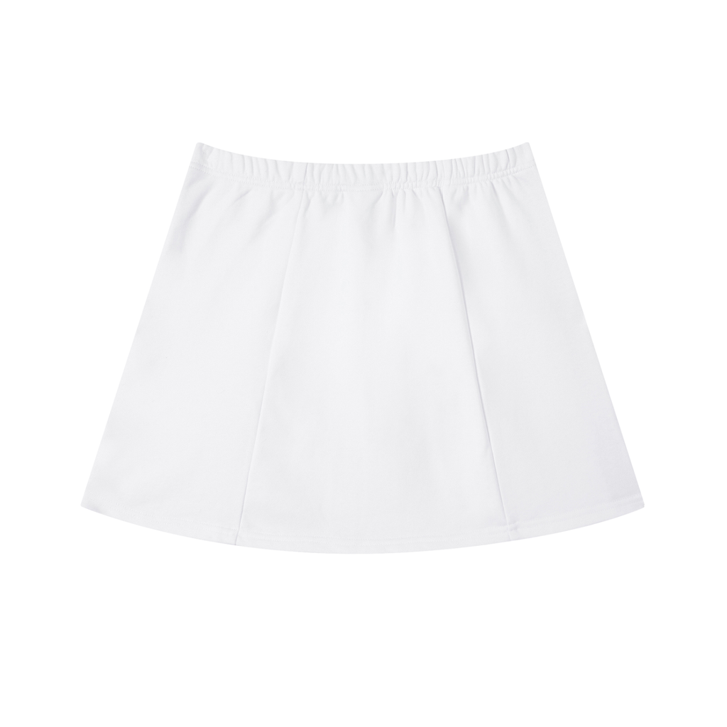 Club Contrast Side Stripe Slit Skirt