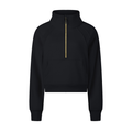Yoga Cropped Half-Zip Sweatshirt