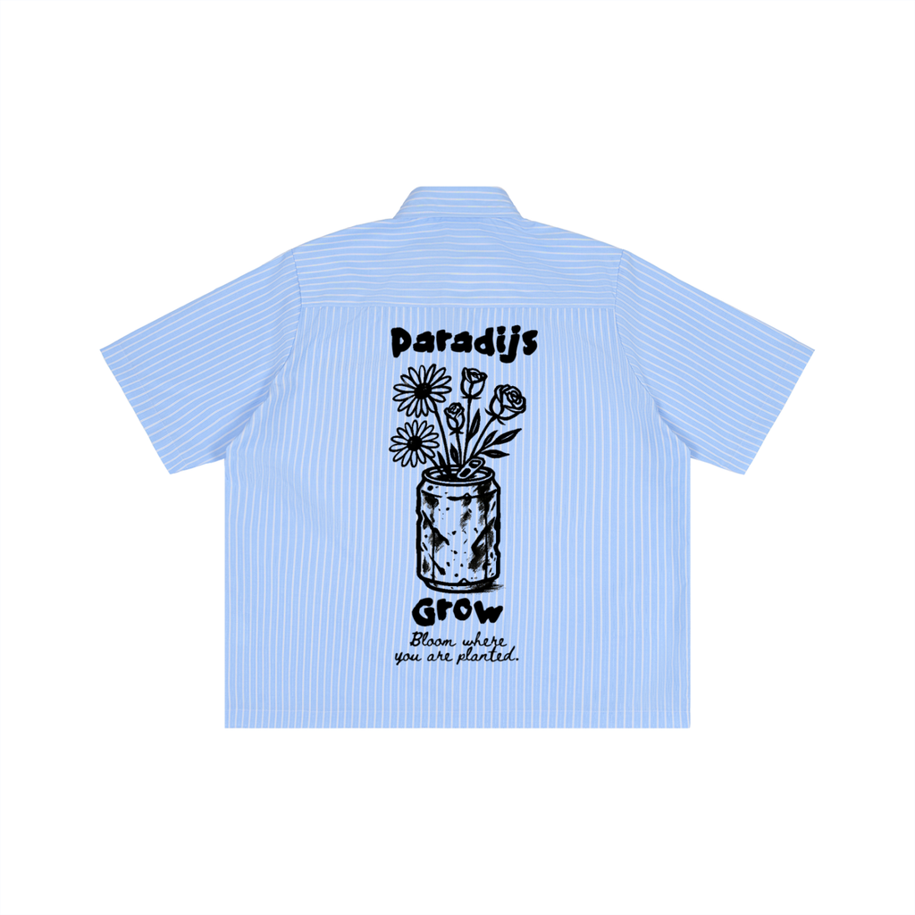 Grow Anywhere Striped Boxy Short Sleeve Shirt
