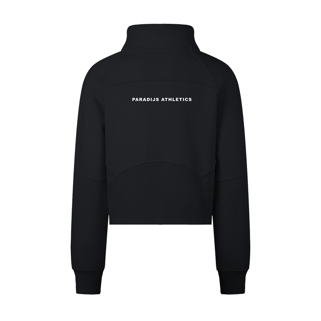 Yoga Cropped Half-Zip Sweatshirt