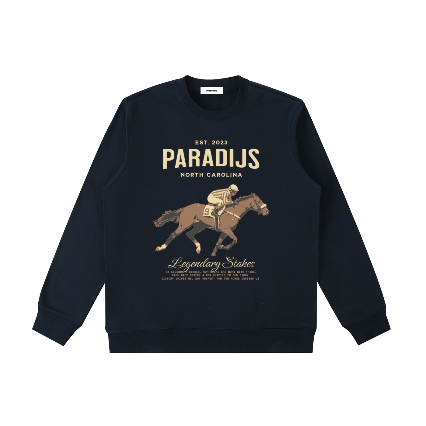 Stakes Heavyweight Crewneck  Sweatshirt