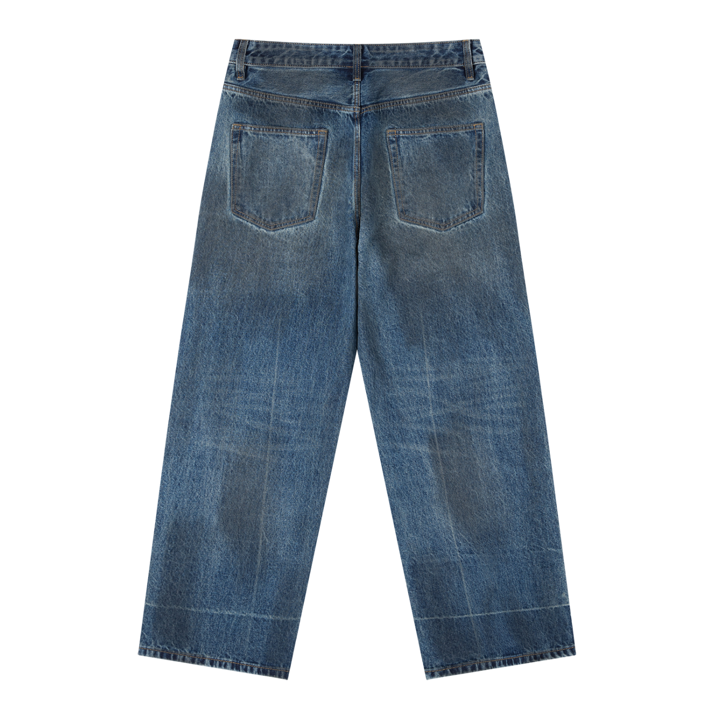 Always Grow Vintage Wash Baggy Denim Jeans