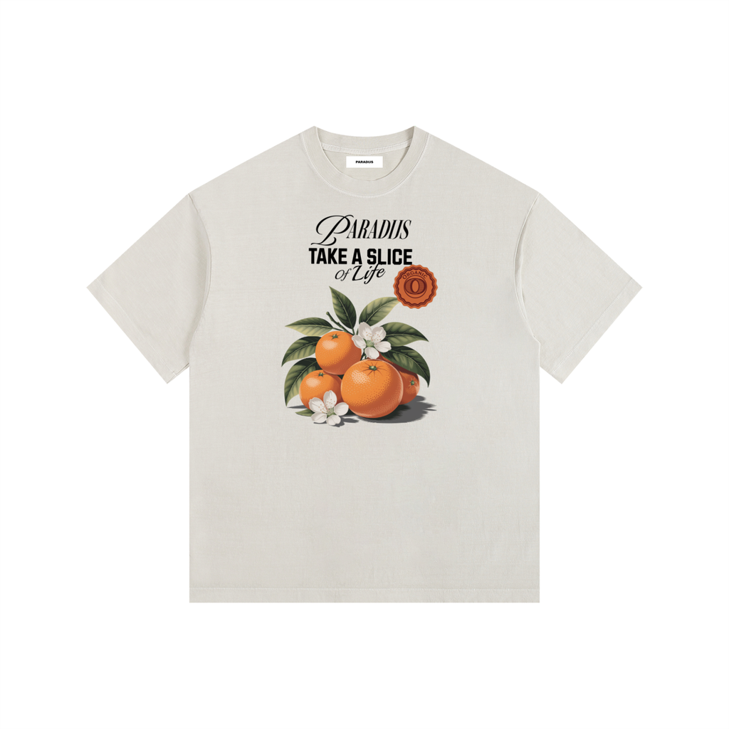 Take a Slice Vintage Washed Oversized Cotton T-Shirt